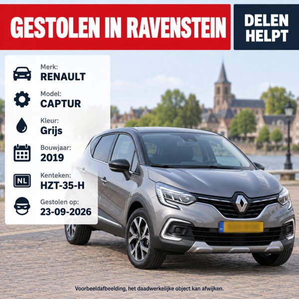 Gestolen Auto RENAULT HZT-35-H