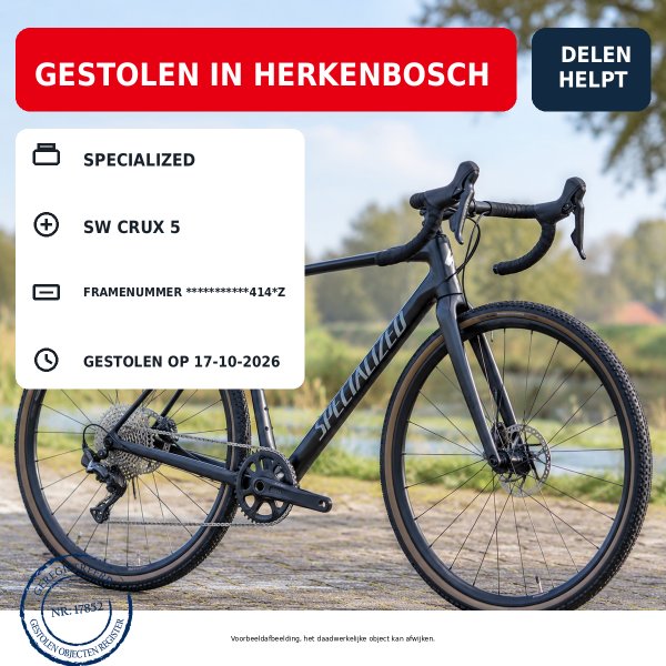 Gestolen Fiets Specialized